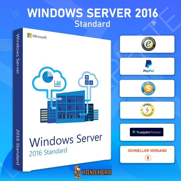 Windows Server 2016 Standard Jetzt online