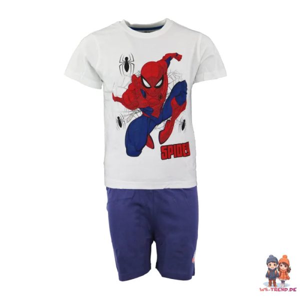 Marvel Spiderman Kinder kurzarm Pyjama Schlafanzug Online-Schn?ppchen – Bild 3