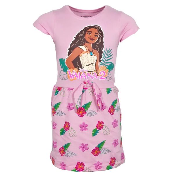 Disney Vaiana Moana Kinder Mädchen Sommerkleid Kleid Schn?ppchen – Bild 2