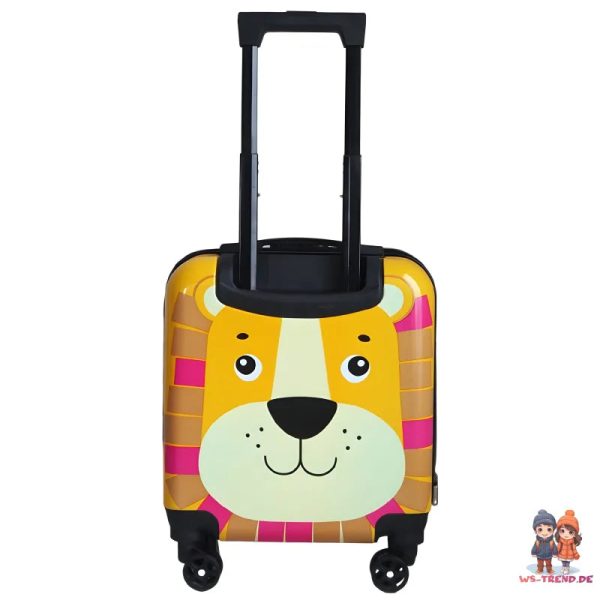 Löwe 3D Kinder Trolley Kinderkoffer ABS Kindertrolley 45x35x25 cm Rabatt – Bild 3