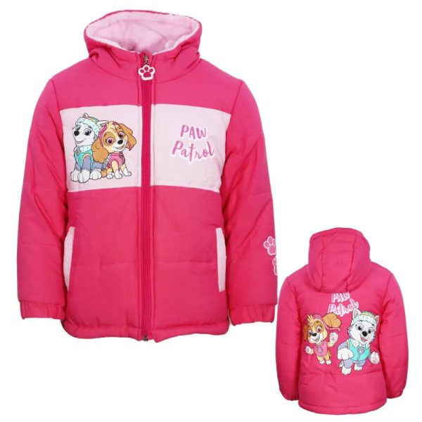 Paw Patrol Kinder Winterjacke Mädchen Jacke mit Kapuze Schn?ppchen