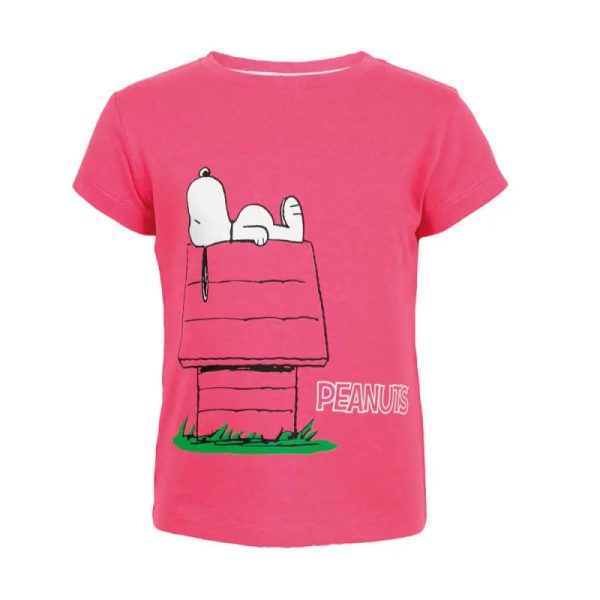 Peanuts Snoopy Kinder Mädchen kurzarm T-Shirt Shirt Mode – Bild 2
