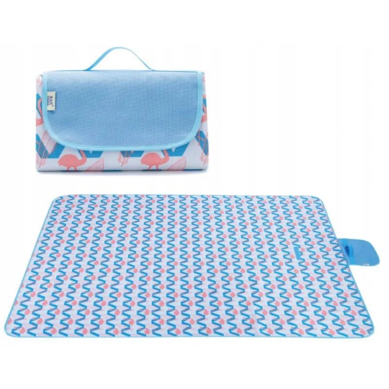 Picknick Decke Stranddecke ungefaltet 145×200 cm, gefaltet mit Tragegriff 20×30 Online-Schn?ppchen