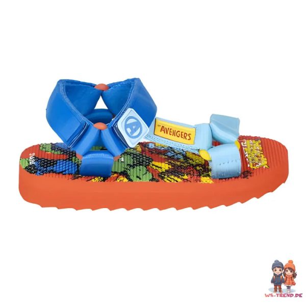 Marvel Avengers Kinder Sandalen Latschen Hausschuhe Klett Rabatt – Bild 2