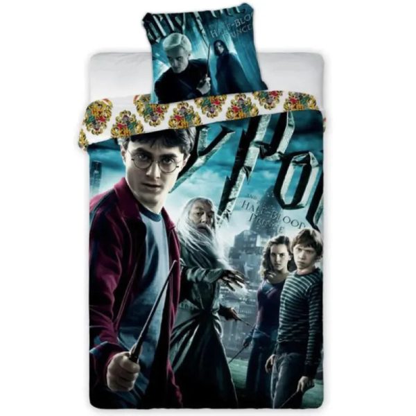 Harry Potter Film Bettwäsche 2tlg Set 135x200 80x80 cm 100% Baumwolle Im Angebot