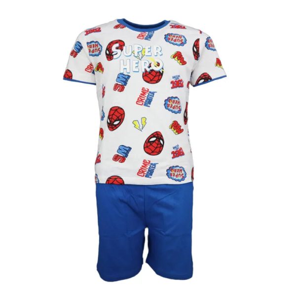 Marvel Spiderman Kinder Schlafanzug Pyjama kurz Verkauf – Bild 2