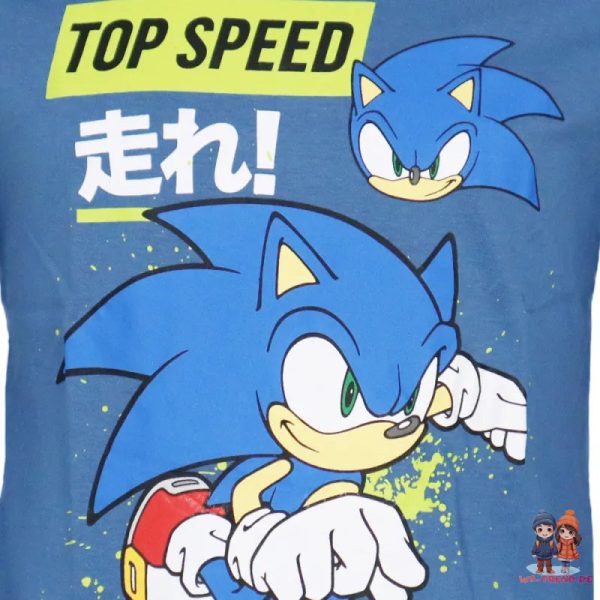 Sonic The Hedgehog Kinder Jungen langarm Shirt Langarmshirt Verkauf – Bild 3