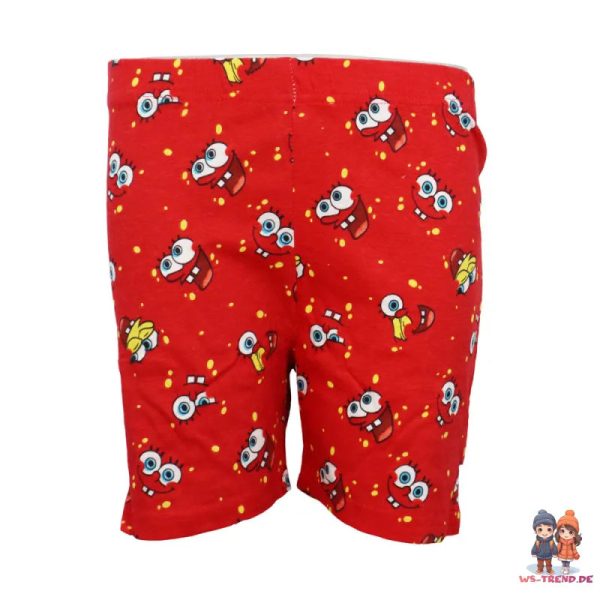 Spongebob Schwammkopf Kinder kurzarm Pyjama Schlafanzug Online-Schn?ppchen – Bild 4