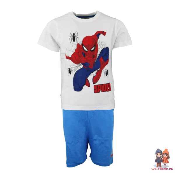 Marvel Spiderman Kinder kurzarm Pyjama Schlafanzug Online-Schn?ppchen – Bild 4