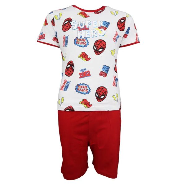 Marvel Spiderman Kinder Schlafanzug Pyjama kurz Verkauf – Bild 3
