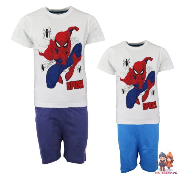Marvel Spiderman Kinder kurzarm Pyjama Schlafanzug Online-Schn?ppchen