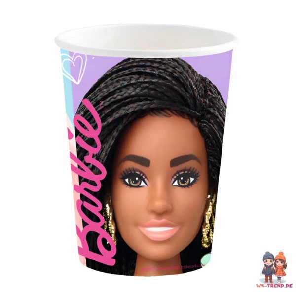 Barbie and Friends Kinder Geburtstag Deko Set 34tlg.Geschirr Partyset Schn?ppchen – Bild 3