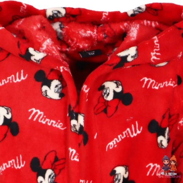 Disney Minnie Maus Kinder Mädchen Fleece Bademantel mit Kapuze Verkauf – Bild 2