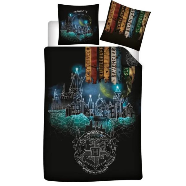 Harry Potter Hogwarts Kinder Bettwäsche Mikrofaser 2tlg Set 135-140x200 Verkauf