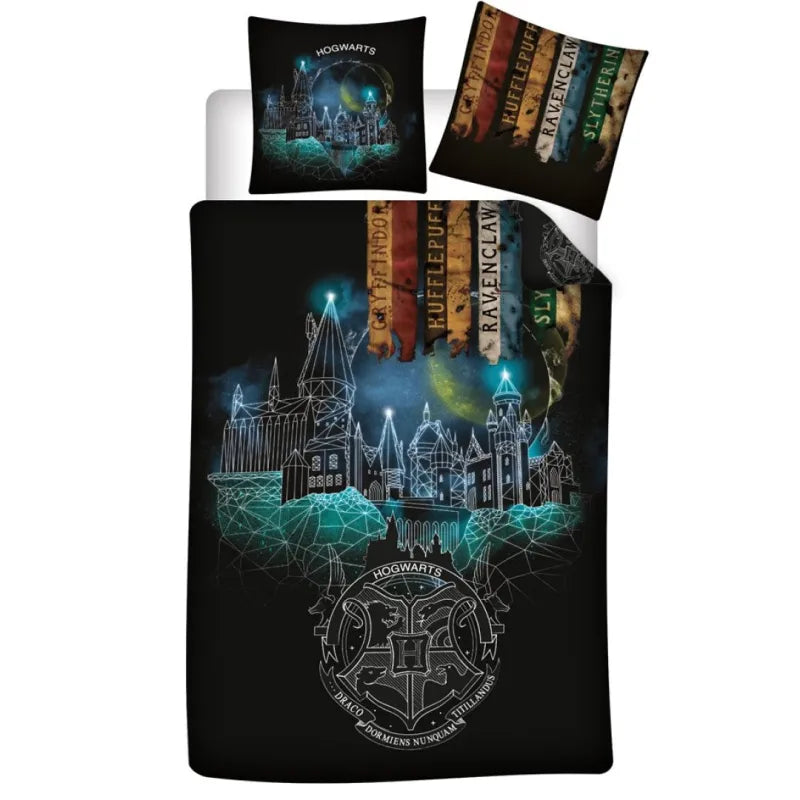 Harry Potter Hogwarts Kinder Bettwäsche Mikrofaser 2tlg Set 135-140×200 Verkauf