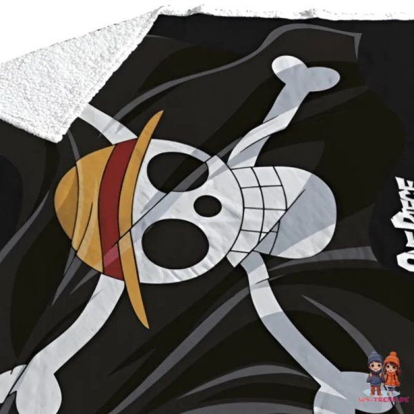 Anime One Piece Piraten Coral Decke warme Kuscheldecke 130x170 cm Online-Verkauf – Bild 2