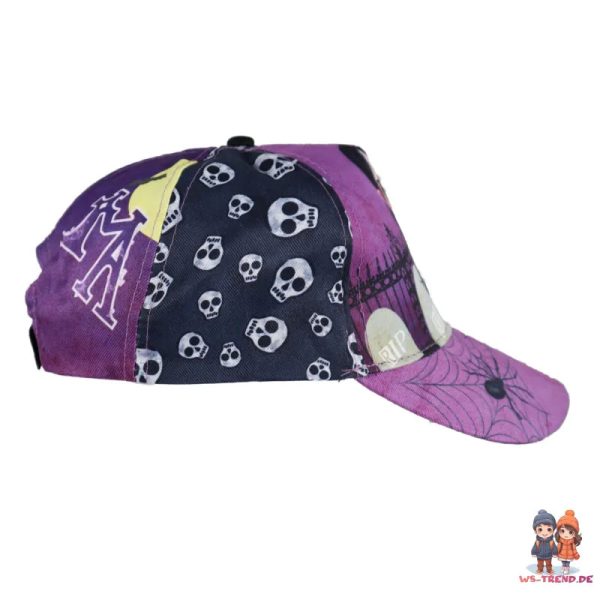 Wednesday Adams Mädchen Kinder Basecap Baseball Kappe allover Print Rabatt – Bild 5