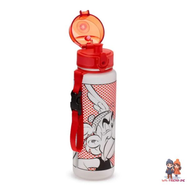 Asterix und Obelix Wasserflasche Trinkflasche Flasche Gurt 600 ml Jetzt online – Bild 3