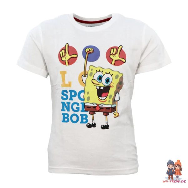 Spongebob Schwammkopf Kinder kurzarm Pyjama Schlafanzug Online-Schn?ppchen – Bild 3
