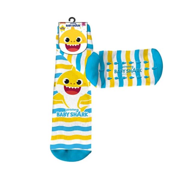 Baby Shark Kinder lange ABS Socken Stopersocken anti Rutsch 2er Gr. 19 - 30 Online-Verkauf