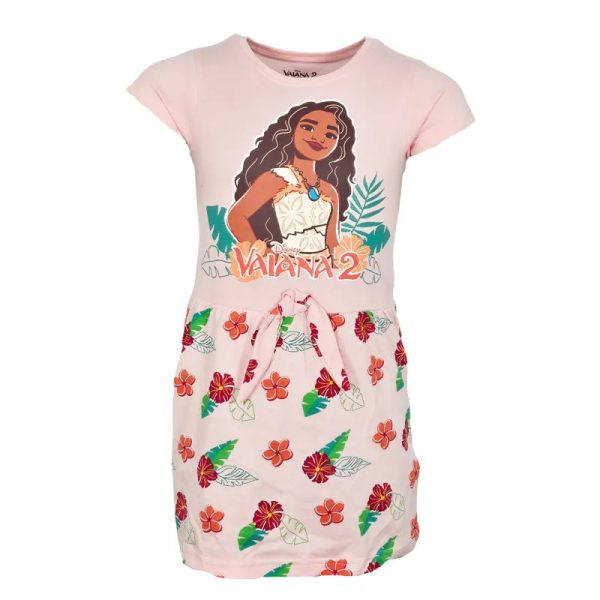 Disney Vaiana Moana Kinder Mädchen Sommerkleid Kleid Schn?ppchen – Bild 5