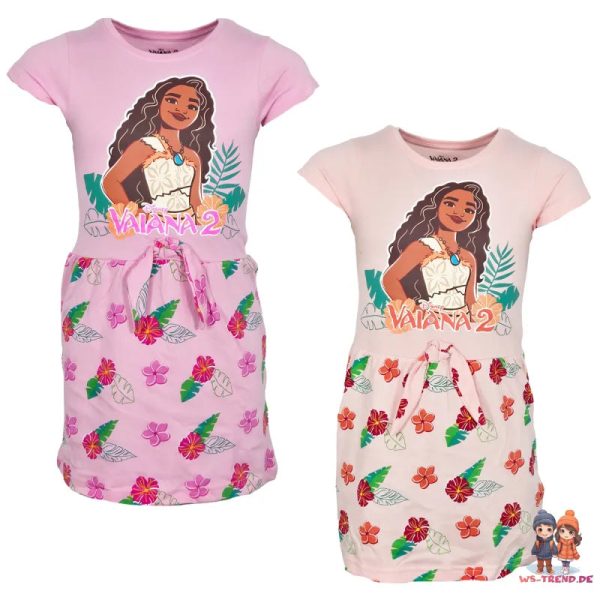 Disney Vaiana Moana Kinder Mädchen Sommerkleid Kleid Schn?ppchen