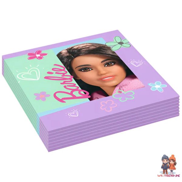 Barbie and Friends Kinder Geburtstag Deko Set 34tlg.Geschirr Partyset Schn?ppchen – Bild 5