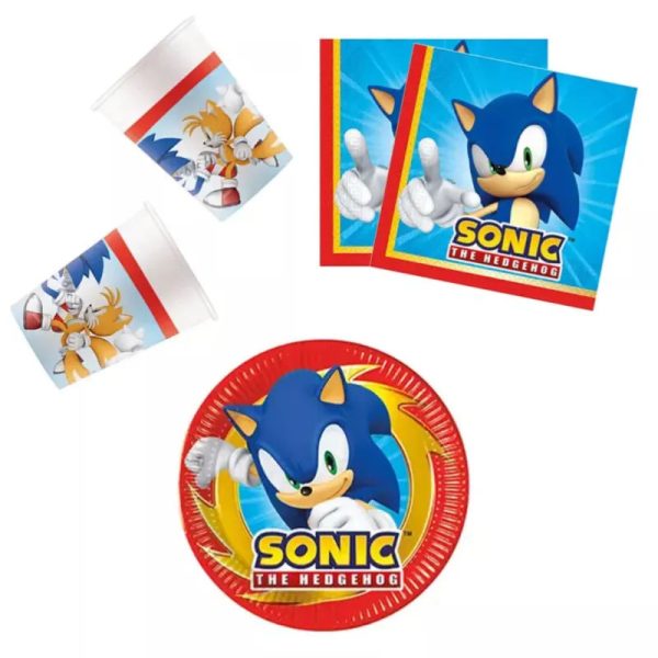 Sonic Geburtstag Deko Set 36tlg.Geschirr Partyset Kinder Kindergeburtstag Verkauf