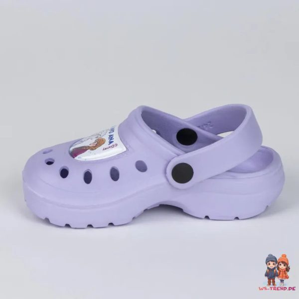 Disney Die Eiskönigin Elsa Mädchen Kinder Clogs Badeschuhe Latschen Schn?ppchen – Bild 5