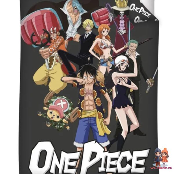 Anime One Piece Ruffy Kinder Bettwäsche Mikrofaser 2tlg Set Angebot – Bild 3