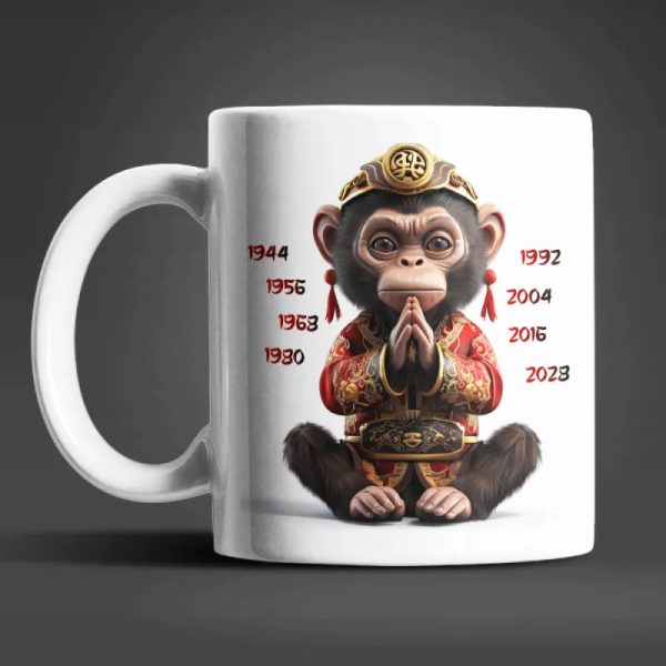 Affe Chinesisches Jahres Sternzeichen Tasse Kaffeetasse Teetasse Geschenkidee Schn?ppchen