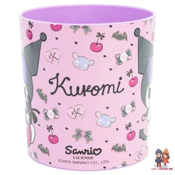 Kuromi Sanrio 2 tlg. Lunch Set Brotdose mit 3 Kammern Trinkbecher 390 ml Schn?ppchen – Bild 4