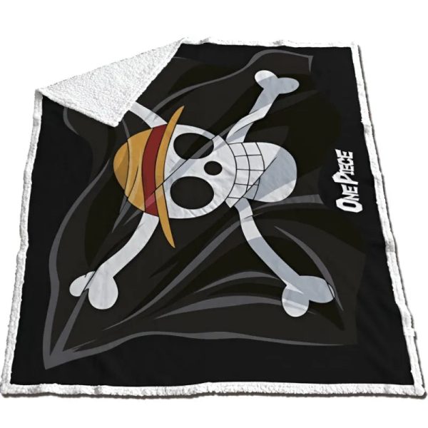 Anime One Piece Piraten Coral Decke warme Kuscheldecke 130x170 cm Online-Verkauf