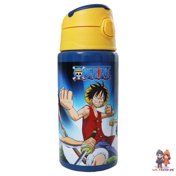 Anime One Piece Ruffy Aluminium Wasserflasche Trinkflasche Flasche 500 ml Verkauf – Bild 2