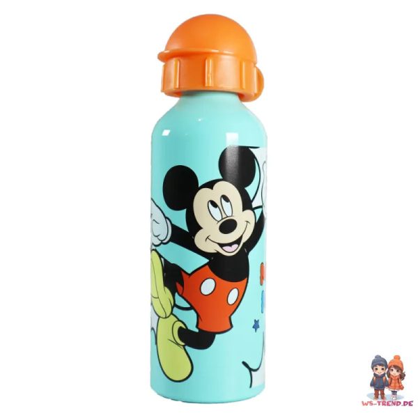 Disney Mickey Maus Kinder Aluminium Wasserflasche Trinkflasche Flasche 520 ml Online – Bild 2