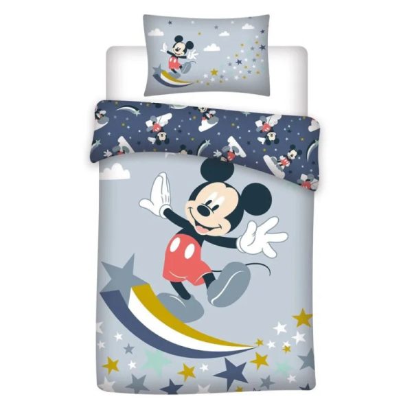Disney Mickey Maus Baby Bettwäsche Set 100x135 40x60 Zu verkaufen