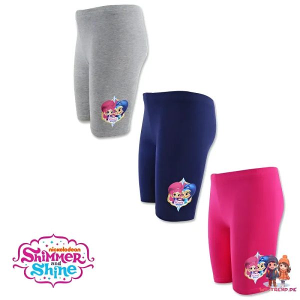 Shimmer and Shine Kurze Leggings - Blau Grau Pink 98 bis 128 Jetzt online