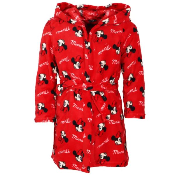 Disney Minnie Maus Kinder Mädchen Fleece Bademantel mit Kapuze Verkauf