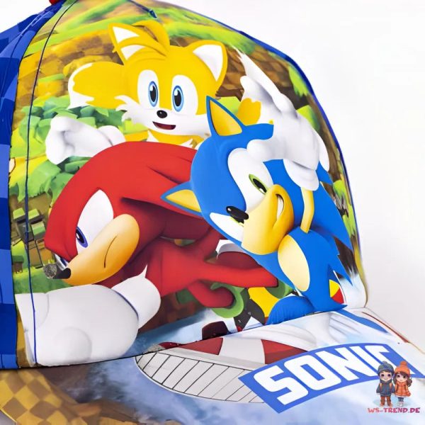 Sonic The Hedgehog Tails Kinder Basecap Baseball Kappe Mütze Jungen Gr.53 54 Zu verkaufen – Bild 3