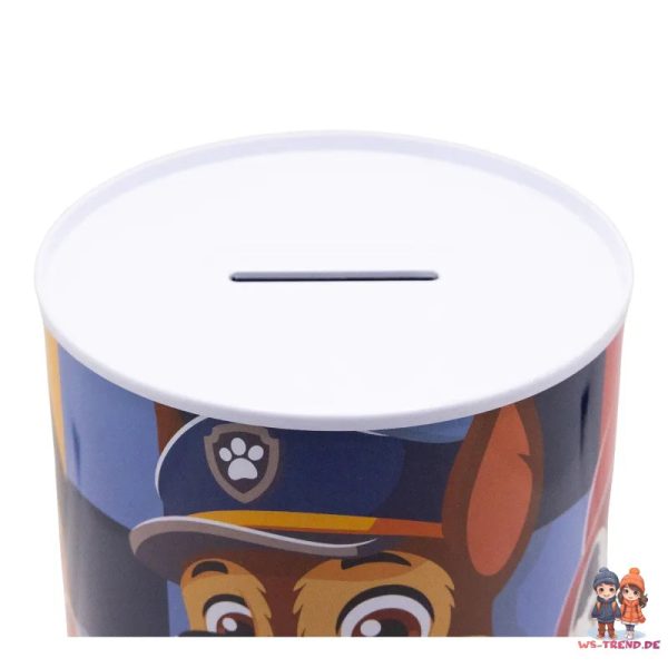 Paw Patrol Chase Marshall Rubble Kinder XL Spardose aus Weißblech 1000 ml Jetzt online – Bild 4