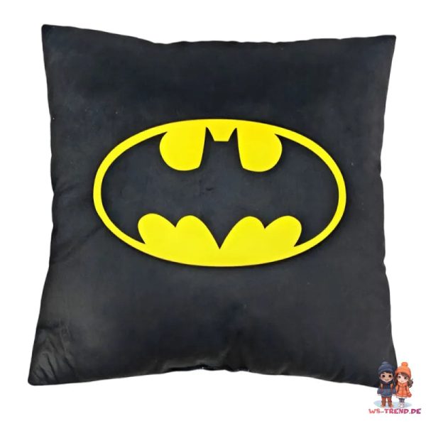 DC Comics Batman Velours Kissen Dekokissen Cushion 40x40 cm Jetzt online – Bild 2