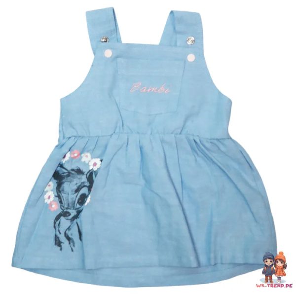 Disney Bambi Baby 2 tlg Set Bluse Kleid 100% Baumwolle Online – Bild 2