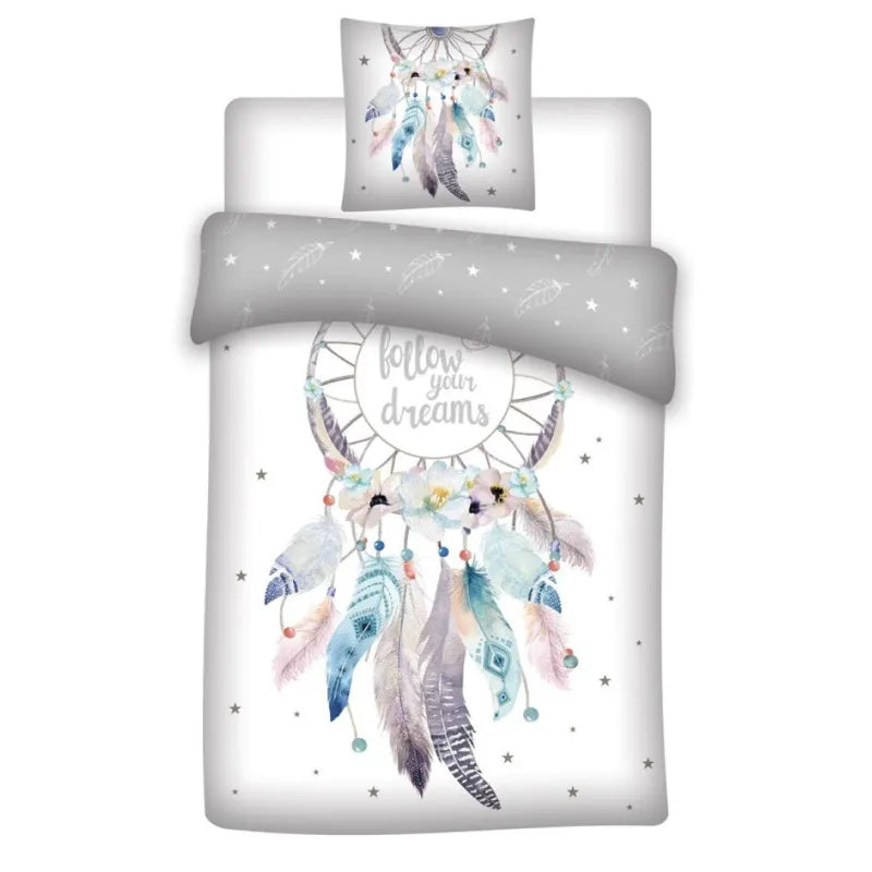 Traumfänger DreamCatcher Kinder Bettwäsche 2tlg. Set 135×200 80×80 cm Im Angebot